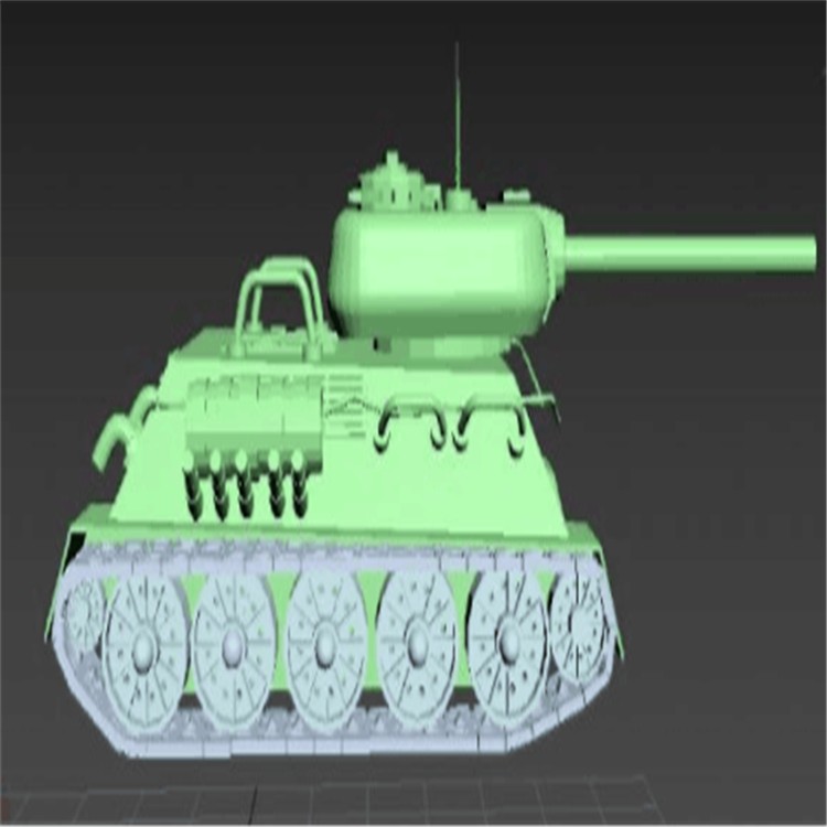 殷都充气军用坦克模型